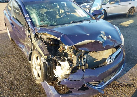 2012 Hyundai Elantra Gls from USA, damaged, VIN 5NPDH4AE7CH149833